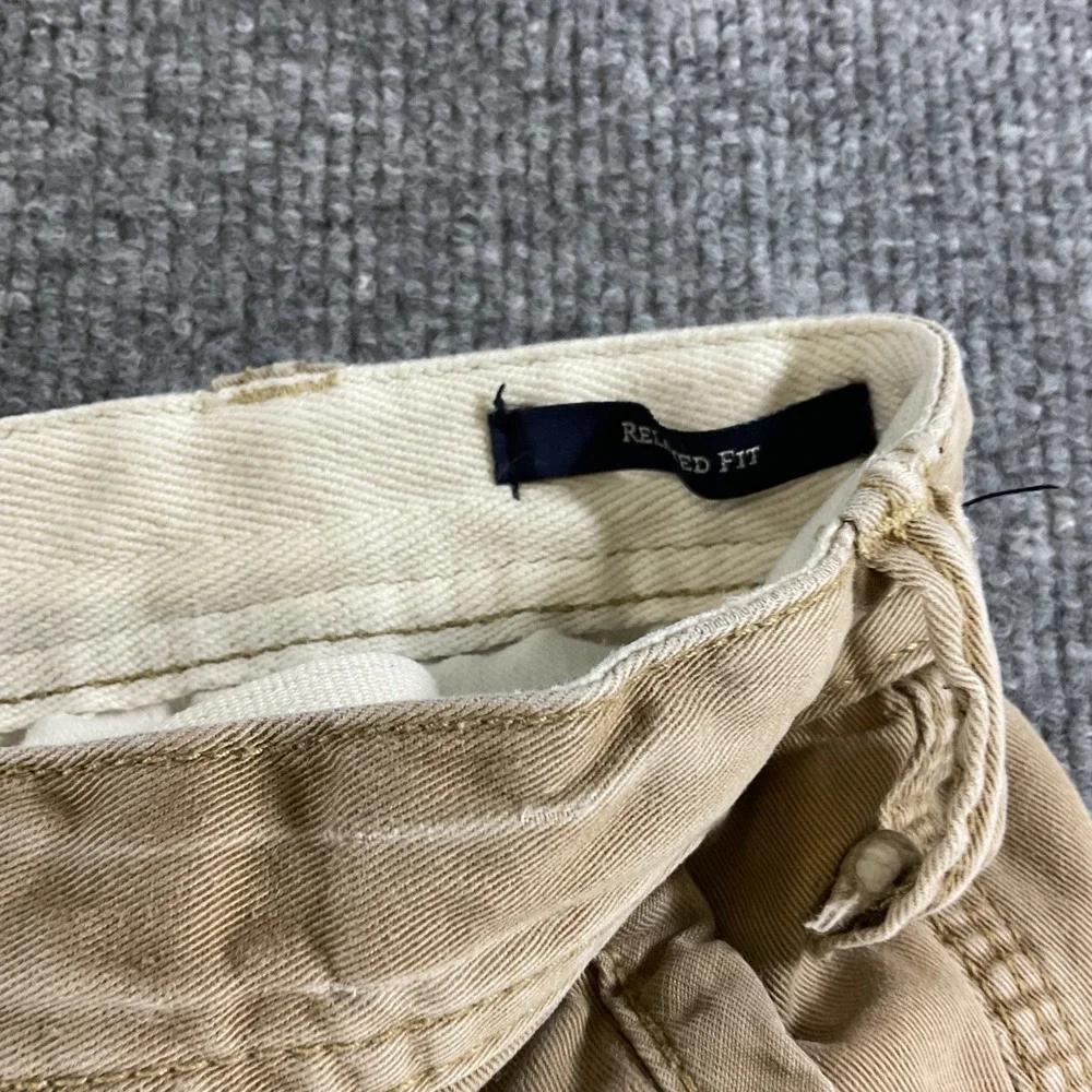 Polo Ralph Lauren Relaxed Fit Shorts Mens 32 Khaki Cotton Casual Chino Classic